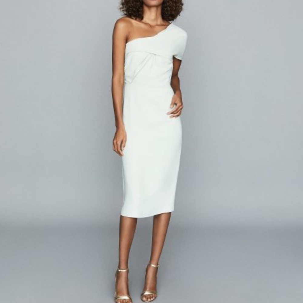 NWT REISS | Riana One Shoulder Dress